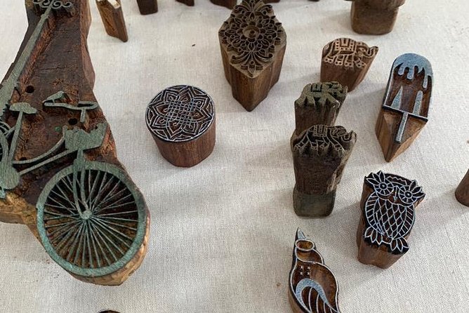 Block Printing Workshop in Jaipur! (including lunch) - A 3-hour private workshop with two take-home block prints