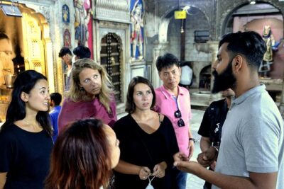 Culture and Heritage Walk | Pink City Jaipur - Hawa Mahal from the curb: a photo stop with real context