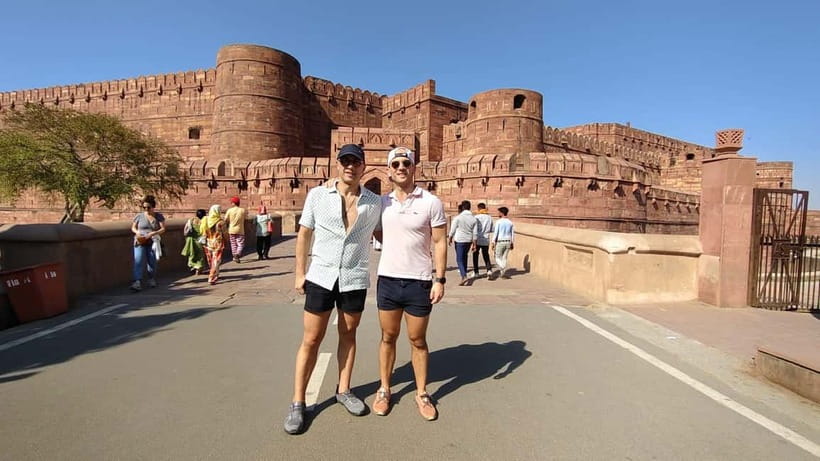From Jaipur: Private Taj Mahal & Agra Day Trip with 5<em> Lunch – Taj Mahal with fast-track entry: how you get the most out of the 3-hour visit’ /><br />
The Taj Mahal is one of those places where the first sight can still knock you a little sideways. The real value here is not only the skip-the-line promise—it’s the way your visit is set up.</p>
<p><p>You’ll be met by a licensed local guide in Agra and taken through the marble complex with a story-first approach. The goal is to help you understand what you’re seeing: the layout, the architectural choices, and the meaning behind the details. Your time allocation is generous by day-trip standards: <strong>about 3 hours at the Taj Mahal</strong>.</p>
</p>
<p><p>Fast-track matters because the Taj area can be chaotic. When you arrive with your entry handled, you lose less time to bottlenecks and crowd flow. That’s the difference between getting a quick look and actually having breathing room for photos and viewpoints.</p>
</p>
<p><p>Photos are also a big deal on this tour. Multiple guides are praised for being good at finding angles and timing—people mention guides taking images from different points and helping guide through the crowd in a way that feels organized rather than reactive. Some guides even coordinate with the on-site photographers so you spend more time seeing and less time negotiating in the moment.</p>
</p>
<p><p>If you’re a sunrise person, note this: some schedules are run to capture early light. Even when you don’t do sunrise, it helps to know that the tour’s structure is designed to manage prime viewing windows instead of letting you drift.</p>
</p>
<h3 id="taj-mahal-practical-heads-up">Taj Mahal practical heads-up</h3>
<ul>
<li>The Taj Mahal is <strong>closed every Friday</strong>, so you’ll need another day if that’s your travel date.</li>
<li>Bring a <strong>passport or ID card</strong> and <strong>sunglasses</strong>. You’ll also have <strong>umbrellas</strong> and <strong>water</strong> included.</li>
<li>Drones are not allowed, and alcohol and drugs are not allowed.</li>
</ul>
<h2 id="doubletree-by-hilton-agra-lunch-why-the-5-star-option-is-worth-considering">DoubleTree by Hilton Agra lunch: why the 5-star option is worth considering</h2>
<p> Lunch – DoubleTree by Hilton Agra lunch: why the 5-star option is worth considering’ /><br />
Lunch is optional—but if you’re choosing this day trip as a convenience-first experience, the lunch option is usually the smartest add-on. The itinerary includes <strong>45 minutes at DoubleTree by Hilton Hotel Agra</strong> when you select lunch.</p>
<p><p>Why this matters: day trips often turn into a choose-your-own-adventure lunch, where you’re spending your precious monument time walking, waiting, and trying to find something reliable. A booked, nearby 5-star buffet is simply less friction. You get an organized break, and you’re back on track for the fort and Baby Taj.</p>
</p>
<p><p>Also, this lunch stop can help reset your energy after the Taj Mahal crowds. One of the most common reasons people praise this tour is that the day stays paced—Taj time, then food, then the next site—rather than turning into a long, stop-start scramble.</p>
</p>
<p><p>Two small things to watch:</p>
</p>
<ul>
<li>Drinks are <strong>not included</strong>, so plan for water/soft drinks purchase if you want something specific.</li>
<li>The lunch break is short on purpose (45 minutes), so come hungry and ready to eat efficiently.</li>
</ul>
<h2 id="agra-fort-and-baby-taj-the-calmer-more-layered-side-of-agra">Agra Fort and Baby Taj: the calmer, more layered side of Agra</h2>
<p> Lunch – Agra Fort and Baby Taj: the calmer, more layered side of Agra’ /><br />
After the Taj, the day shifts to two Agra sites that many visitors rush or miss entirely.</p>
<div style="margin: 20px 0; padding: 15px 0;"><p>You can also read our reviews of more tours and experiences in Jaipur</p><ul style="margin: 10px 0; padding: 0; list-style: none;"><li style="margin: 0 0 10px 0; padding: 0 0 10px 0; border-bottom: 1px solid #eee; display: flex; align-items: flex-start; gap: 12px; line-height: 1.4;"><a href="https://jaipurtourismguide.com/pushkar-day-trip-from-jaipur-private-car-safari-guide-lunch/" aria-hidden="true" tabindex="-1"><img decoding="async" style="width: 80px; height: 60px; object-fit: cover; border-radius: 4px; flex-shrink: 0;" src="https://jaipurtourismguide.com/wp-content/uploads/2026/06/pushkar-day-trip-from-jaipur-private-car-safari-guide-lunch-150x150.jpg" alt="" loading="lazy"></a><div><a href="https://jaipurtourismguide.com/pushkar-day-trip-from-jaipur-private-car-safari-guide-lunch/">Pushkar Day Trip from Jaipur – Private Car, Safari, Guide & Lunch</a><br><span style="font-size: 0.82em; color: #555; margin-top: 2px;"><span style="color: #f5a623;">★</span> 4.5 &middot; 45 reviews</span></div></li><li style="margin: 0 0 10px 0; padding: 0 0 10px 0; border-bottom: 1px solid #eee; display: flex; align-items: flex-start; gap: 12px; line-height: 1.4;"><a href="https://jaipurtourismguide.com/block-printing-workshop-in-jaipur-including-lunch/" aria-hidden="true" tabindex="-1"><img decoding="async" style="width: 80px; height: 60px; object-fit: cover; border-radius: 4px; flex-shrink: 0;" src="https://jaipurtourismguide.com/wp-content/uploads/2026/06/block-printing-workshop-in-jaipur-including-lunch-150x150.jpg" alt="" loading="lazy"></a><div><a href="https://jaipurtourismguide.com/block-printing-workshop-in-jaipur-including-lunch/">Block Printing Workshop in Jaipur! (including lunch)</a><br><span style="font-size: 0.82em; color: #555; margin-top: 2px;"><span style="color: #f5a623;">★</span> 5.0 &middot; 34 reviews</span></div></li><li style="margin: 0 0 10px 0; padding: 0 0 10px 0; border-bottom: 1px solid #eee; display: flex; align-items: flex-start; gap: 12px; line-height: 1.4;"><a href="https://jaipurtourismguide.com/all-inclusive-private-jaipur-city-tour-with-5-star-lunch-guide/" aria-hidden="true" tabindex="-1"><img decoding="async" style="width: 80px; height: 60px; object-fit: cover; border-radius: 4px; flex-shrink: 0;" src="https://jaipurtourismguide.com/wp-content/uploads/2026/06/all-inclusive-private-jaipur-city-tour-with-5-star-lunch-guide-150x150.jpg" alt="" loading="lazy"></a><div><a href="https://jaipurtourismguide.com/all-inclusive-private-jaipur-city-tour-with-5-star-lunch-guide/">All Inclusive Private Jaipur City Tour with 5-star Lunch & Guide</a><br><span style="font-size: 0.82em; color: #555; margin-top: 2px;"><span style="color: #f5a623;">★</span> 5.0 &middot; 34 reviews</span></div></li><li style="margin: 0 0 10px 0; padding: 0 0 10px 0; border-bottom: 1px solid #eee; display: flex; align-items: flex-start; gap: 12px; line-height: 1.4;"><a href="https://jaipurtourismguide.com/from-delhi-private-agra-taj-mahal-tour-with-5-lunch/" aria-hidden="true" tabindex="-1"><img decoding="async" style="width: 80px; height: 60px; object-fit: cover; border-radius: 4px; flex-shrink: 0;" src="https://jaipurtourismguide.com/wp-content/uploads/2026/06/from-delhi-private-agra-taj-mahal-tour-with-5-lunch-150x150.jpg" alt="" loading="lazy"></a><div><a href="https://jaipurtourismguide.com/from-delhi-private-agra-taj-mahal-tour-with-5-lunch/">From Delhi: Private Agra & Taj Mahal Tour with 5 * Lunch</a><br><span style="font-size: 0.82em; color: #555; margin-top: 2px;"><span style="color: #f5a623;">★</span> 5.0 &middot; 32 reviews</span></div></li><li style="margin: 0 0 10px 0; padding: 0 0 10px 0; border-bottom: 1px solid #eee; display: flex; align-items: flex-start; gap: 12px; line-height: 1.4;"><a href="https://jaipurtourismguide.com/jaipur-full-day-sightseeing-tour-with-guide-and-lunch/" aria-hidden="true" tabindex="-1"><img decoding="async" style="width: 80px; height: 60px; object-fit: cover; border-radius: 4px; flex-shrink: 0;" src="https://jaipurtourismguide.com/wp-content/uploads/2026/06/jaipur-full-day-sightseeing-tour-with-guide-and-lunch-150x150.jpg" alt="" loading="lazy"></a><div><a href="https://jaipurtourismguide.com/jaipur-full-day-sightseeing-tour-with-guide-and-lunch/">Jaipur: Full-Day Sightseeing Tour with Guide and Lunch</a><br><span style="font-size: 0.82em; color: #555; margin-top: 2px;"><span style="color: #f5a623;">★</span> 4.9 &middot; 25 reviews</span></div></li><li style="margin: 0; padding: 0; border-bottom: none; display: flex; align-items: flex-start; gap: 12px; line-height: 1.4;"><a href="https://jaipurtourismguide.com/full-day-sightseeing-jaipur-tour-by-car-with-guide-include-lunch/" aria-hidden="true" tabindex="-1"><img decoding="async" style="width: 80px; height: 60px; object-fit: cover; border-radius: 4px; flex-shrink: 0;" src="https://jaipurtourismguide.com/wp-content/uploads/2026/06/full-day-sightseeing-jaipur-tour-by-car-with-guide-include-lunch-150x150.jpg" alt="" loading="lazy"></a><div><a href="https://jaipurtourismguide.com/full-day-sightseeing-jaipur-tour-by-car-with-guide-include-lunch/">Full Day Sightseeing Jaipur Tour by Car With Guide Include Lunch</a><br><span style="font-size: 0.82em; color: #555; margin-top: 2px;"><span style="color: #f5a623;">★</span> 5.0 &middot; 24 reviews</span></div></li></ul></div><h3 id="agra-fort-mughal-power-in-stone">Agra Fort: Mughal power in stone</h3>
<p>Agra Fort is where you see a different side of Mughal ambition—military might, administrative control, and strategic design. Your guided visit is <strong>about 1 hour</strong>, which is a solid chunk for a fort experience without turning it into a museum crawl.</p>
<p><p>This stop also tends to be easier to enjoy than the Taj, because you don’t feel as locked into one single photo viewpoint. Instead, the guide’s job is to keep you moving through the key areas while explaining what each section suggests about the fort’s past.</p>
</p>
<p><p>If you like views, you’ll appreciate the angles from higher points. The fort can feel dramatic even on a day that’s hot and crowded, because the stonework gives you shade pockets and visual variation.</p>
</p>
<h3 id="baby-taj-the-quieter-contrast">Baby Taj: the quieter contrast</h3>
<p>Your tour includes <strong>Baby Taj</strong> for <strong>about 30 minutes</strong> with a guide. This is one of the best time-to-satisfaction stops on the plan because it’s often quieter and easier to photograph without feeling like you’re competing for space.</p>
<p><p>The benefit of having a guide here is that you don’t just look at a smaller tomb—you understand how it fits into the broader complex and why it matters. People in the feedback repeatedly mention Baby Taj as a highlight, especially when they want something more relaxed after the larger Taj Mahal visit.</p>
</p>
<h2 id="your-guide-and-driver-are-the-real-product-here">Your guide and driver are the real product here</h2>
<p><img src=