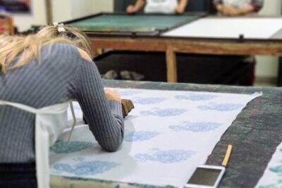 Hands-on Block Printing Workshop - The real lesson: Gad, Rekh, Datte (how patterns actually get built)