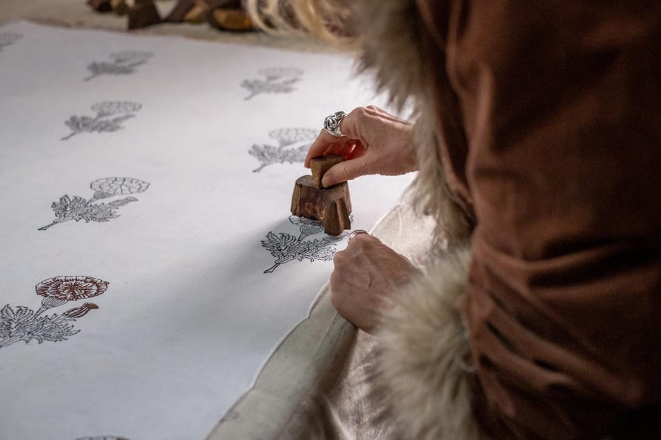 Jaipur: Block Printing Workshop and Hands-on Experience - Printing Your Own Block Design: The Hands-On Part