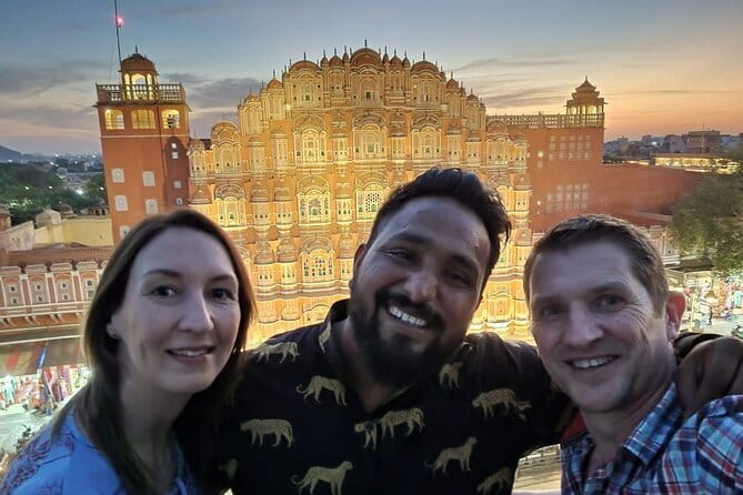 Jaipur Nahargarh Fort Sunset and Night City Tour - The ride setup: pickup, mobile ticket, open-top comfort