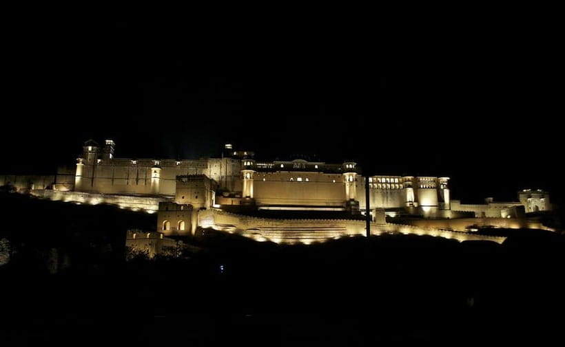 Jaipur: Private Evening Tour with Monkey Temple Sunset - Albert Hall Museum by night: architecture you can’t fake