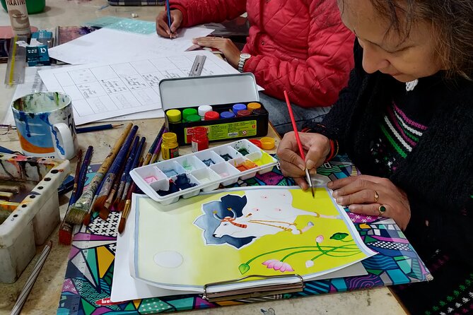 Learn to make a Pichwai Painting - Motifs that matter: cows, lotuses, and the devotional mood