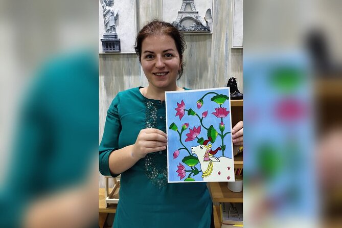 Learn to make a Pichwai Painting - The 3-hour rhythm: what step-by-step instruction feels like