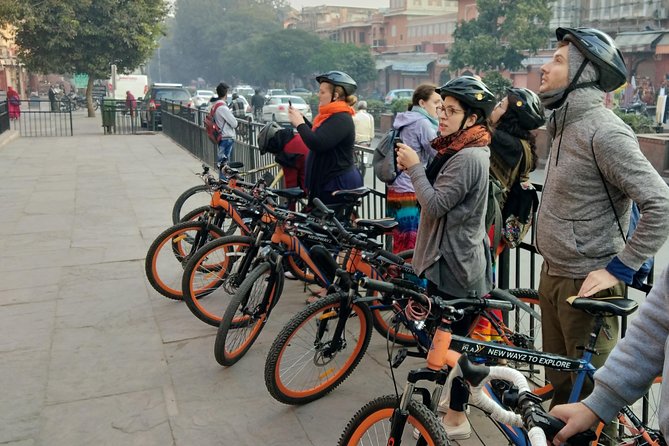 Small-Group Early Morning Pink City Bike Tour - Bike comfort and the pace: moderate fitness, not a grind