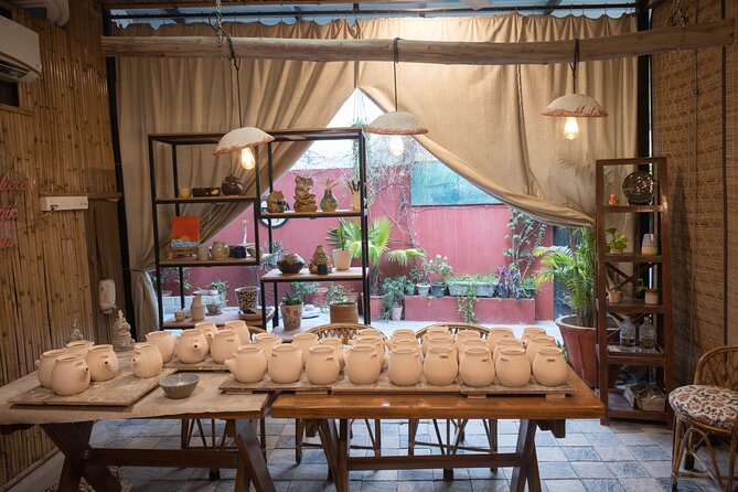 Wheel Pottery Workshop - Decorating your pot and taking home your keepsake